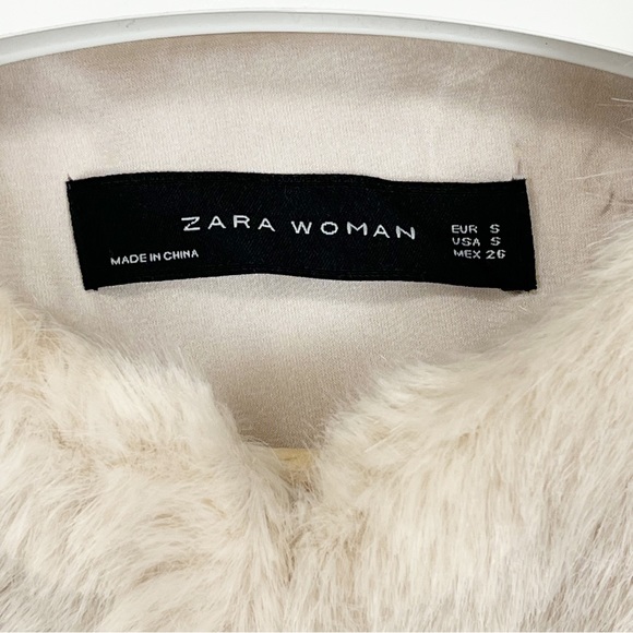 SOLD! ZARA Womens Faux Fur Coat - Picture 11 of 14